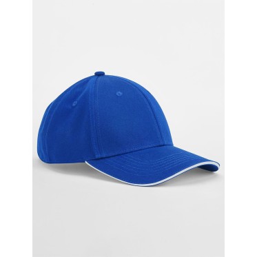 Cappello personalizzato con logo - EarthAware® Classic Organic Cotton 6 Panel Cap -  Sandwich Peak