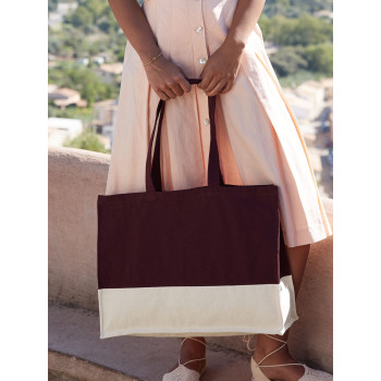 Shopper personalizzate con logo - EarthAware® Organic Contrast Shopper