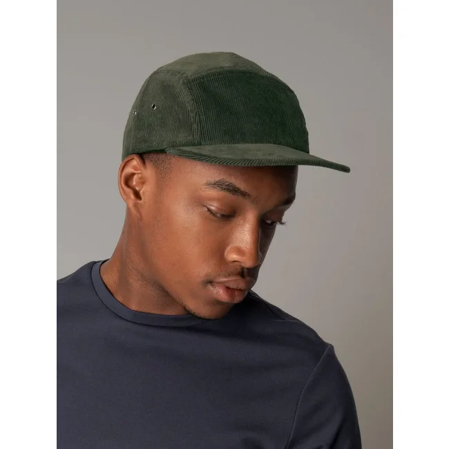 Cappellino baseball personalizzato con logo - EarthAware® Organic Cord Camper Cap