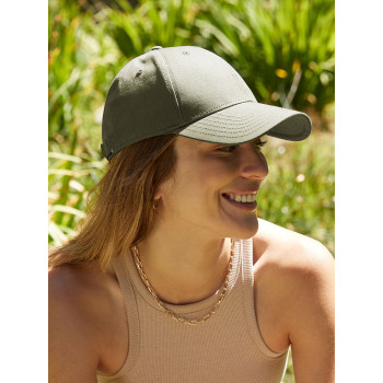 Cappellino baseball personalizzato con logo - EarthAware® Organic Cotton Canvas 6 Panel Cap