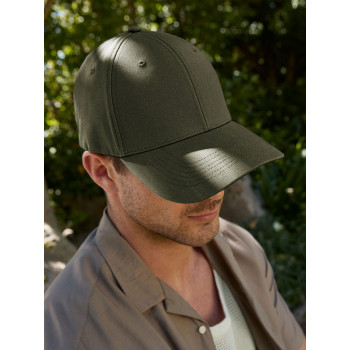 Cappellino baseball personalizzato con logo - EarthAware® Organic Cotton Stretch-Fit Cap