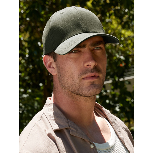 Cappellino baseball personalizzato con logo - EarthAware® Organic Cotton Stretch-Fit Cap
