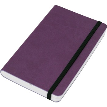 ELASTIC blocco 224 pg. quadrettato con  elastico, in vivella bicolore. Astuccio di confezione.