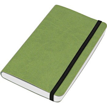 ELASTIC blocco 224 pg. quadrettato con  elastico, in vivella bicolore. Astuccio di confezione.