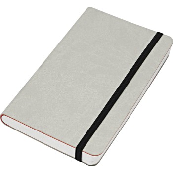 ELASTIC blocco 224 pg. quadrettato con  elastico, in vivella bicolore. Astuccio di confezione.