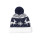 Berretto natalizio personalizzabile con pom pom