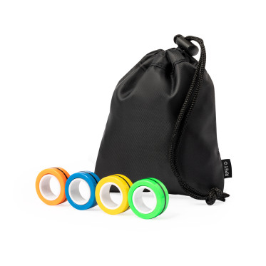 Anello antistress personalizzabile quattro sezioni magnetiche colorate