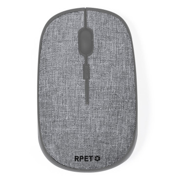 Mouse Ottico Wireless personalizzabile con Mousepad in RPET ecologico