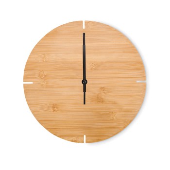 ESFERE - Orologio da parete in bamboo