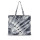 Shopper personalizzabile Rock and Roll in 100% cotone organico con manico lungo