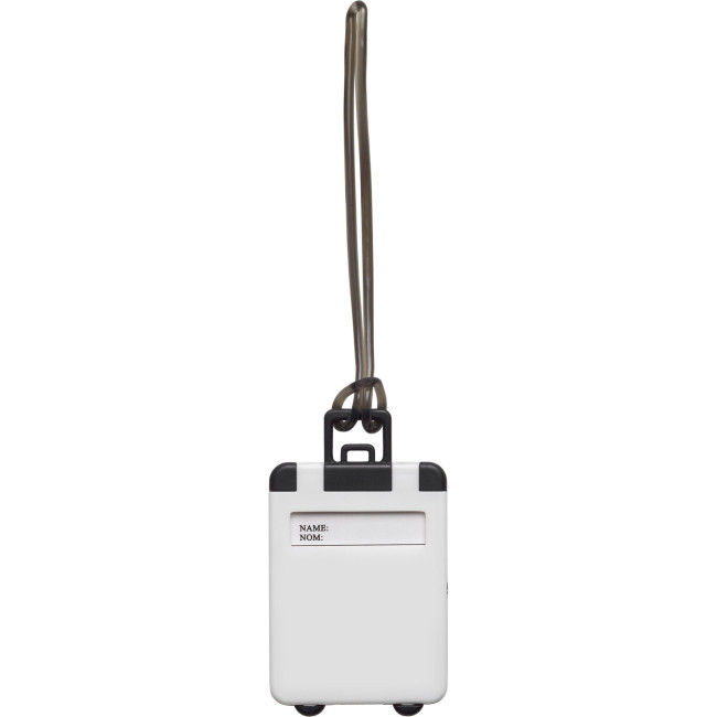 Etichette bagaglio personalizzate con logo - Etichetta bagaglio Jenson | Plastica | Forma trolley