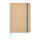 Notebook A5 personalizzabile in cartone riciclato con copertina rigida