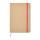 Notebook A5 personalizzabile in cartone riciclato con copertina rigida