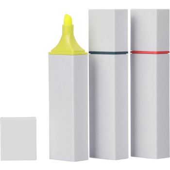 gadget ecologici con logo - Evidenziatore in ABS riciclato Kavi