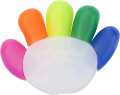 Evidenziatore Sierra | 5 colori | Forma di mano