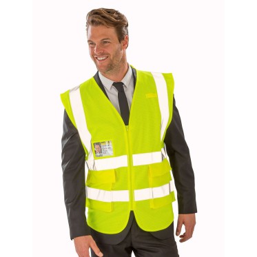 Canotta personalizzata con logo - Executive Cool Mesh Safety Vest