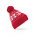 Cuffia personalizzabile Beechfield 100% acrilico soft-spun con pon-pon