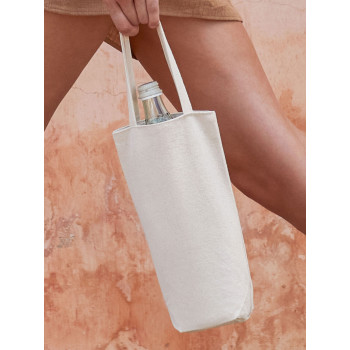Shopper in cotone personalizzata con logo - Fairtrade Cotton Bottle Bag