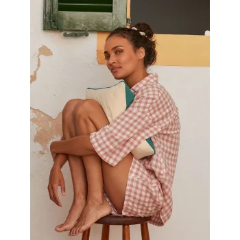 Fairtrade Cotton Piped Cushion Cover