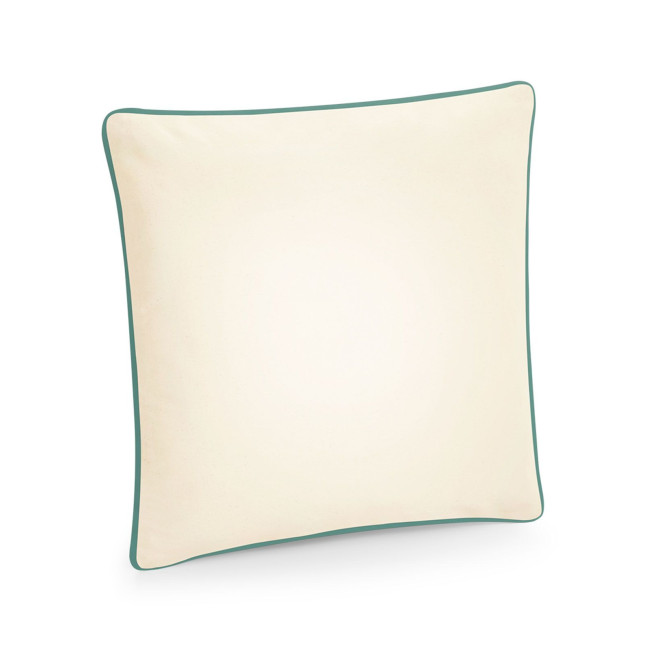 Fairtrade Cotton Piped Cushion Cover