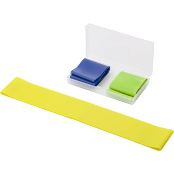 Gadget tecnologici personalizzati - Fasce di resistenza Bettina | 3 pz | Tubo di plastica