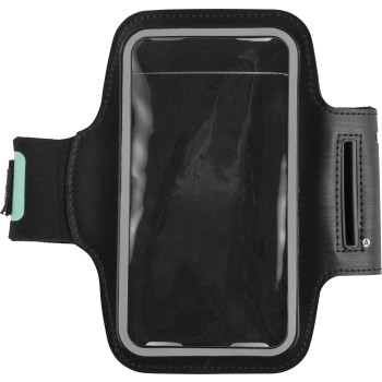 Gadget per smartphone personalizzato con logo - Fascia porta-telefono Danny | Plastica e velcro
