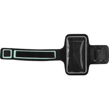 Gadget per smartphone personalizzato con logo - Fascia porta-telefono Danny | Plastica e velcro