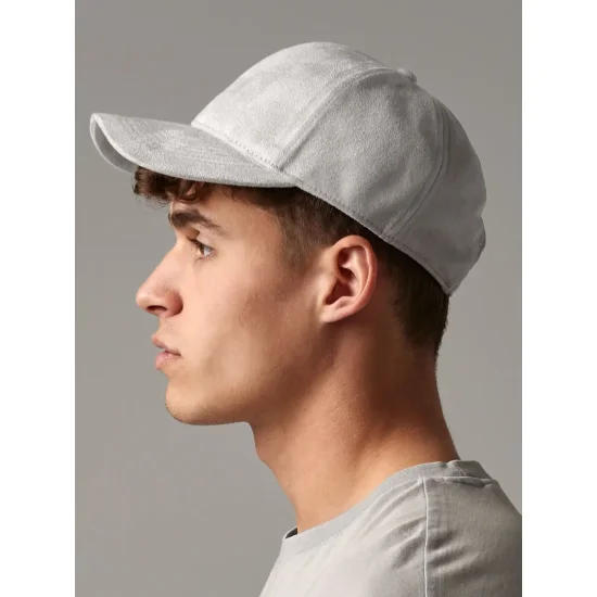 Faux Suede 6 Panel Cap