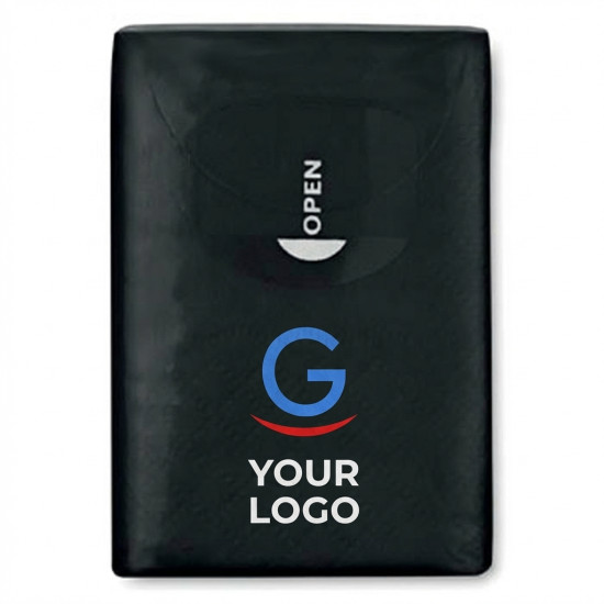 Fazzoletti personalizzabili pacchetto da 10 morbidi e assorbenti