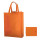 Shopper in TNT personalizzabile con chiusura a bottone e manici corti
