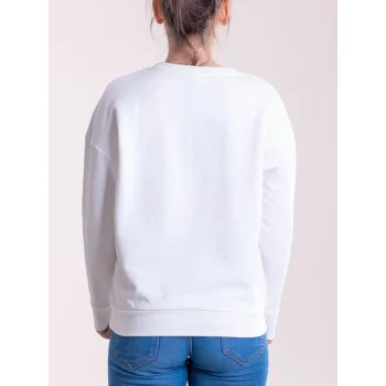 Felpa donna manica setin