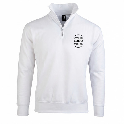 Felpa personalizzabile collo lupetto cotone poliestere 65%