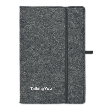 Taccuini A5 Personalizzati - FELTBOOK - Notebook A5 feltro RPET
