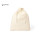 Bustina personalizzabile in cotone 100% resistente con lacci autochiudenti 15x21 cm