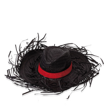 Sombrero in paglia personalizzabile bianco con fascia interna comoda