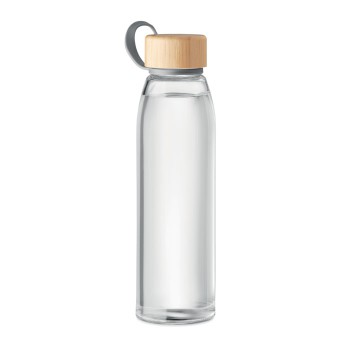 Gadget per cucina e casa regalo aziendale per la casa - FJORD WHITE - Bottiglia in vetro 500ml
