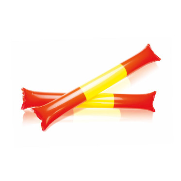 Bastoni Clapper personalizzabili LDPE design spagnolo con valvola di gonfiaggio