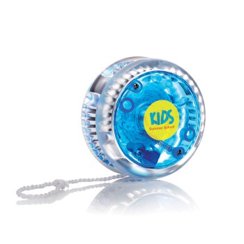 Gadget per bambini personalizzati con logo - FLASHYO - Yo-yo con luce. In plastica