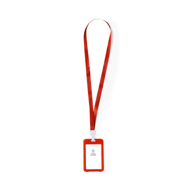 Badge personalizzabile con lanyard morbido in poliestere e moschettone resistente