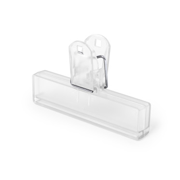 Clip di chiusura personalizzabile colorata traslucida con fustellatura