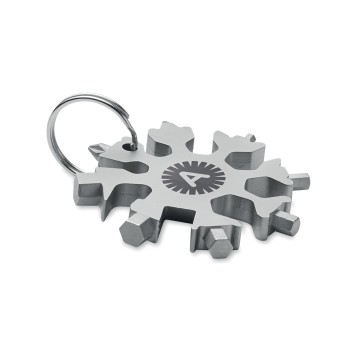 Utensili Multifunzione personalizzabili con logo - FLOQUET - Set multiattrezzo in acciaio