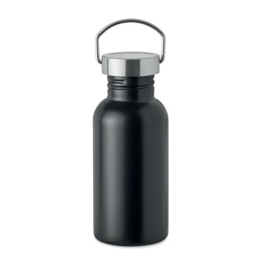 Bottiglia personalizzabile acciaio inox 500 ml riciclato con coperchio ermetico