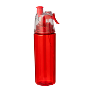 Borraccia personalizzabile 600 ml con spruzzatore integrato e tappo a vite