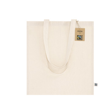 Shopper personalizzate con logo - Flyca Fairtrade