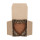 Scatolina bonbon personalizzabile con semi di fiori selvatici e cuore in terracotta