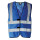 Gilet personalizzabile Korntex con quattro fasce riflettenti arancione