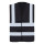 Gilet personalizzabile Korntex con quattro fasce riflettenti arancione