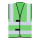 Gilet personalizzabile Korntex con quattro fasce riflettenti arancione
