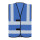Gilet personalizzabile Korntex con quattro fasce riflettenti arancione