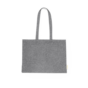 Borsa ecologica personalizzabile in cotone riciclato resistente